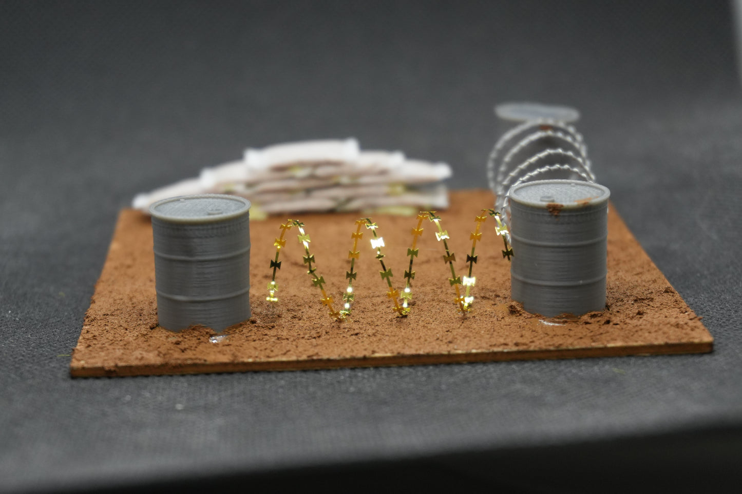 Photo-Etched Plates Barbed Wire