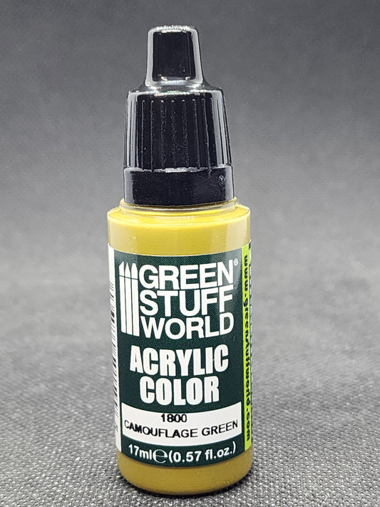 Acrylic Color Camouflage Green