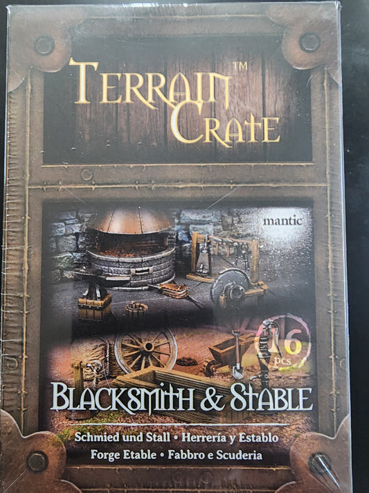 Mantic's Terrain Crate Blacksmith and Stable