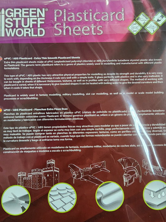 Plasticard Sheets